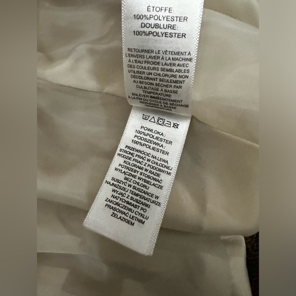 Tahari Girls Trench Coat Jacket Button-Up Long Sleeve Belted Beige Size 24M - Picture 5 of 7